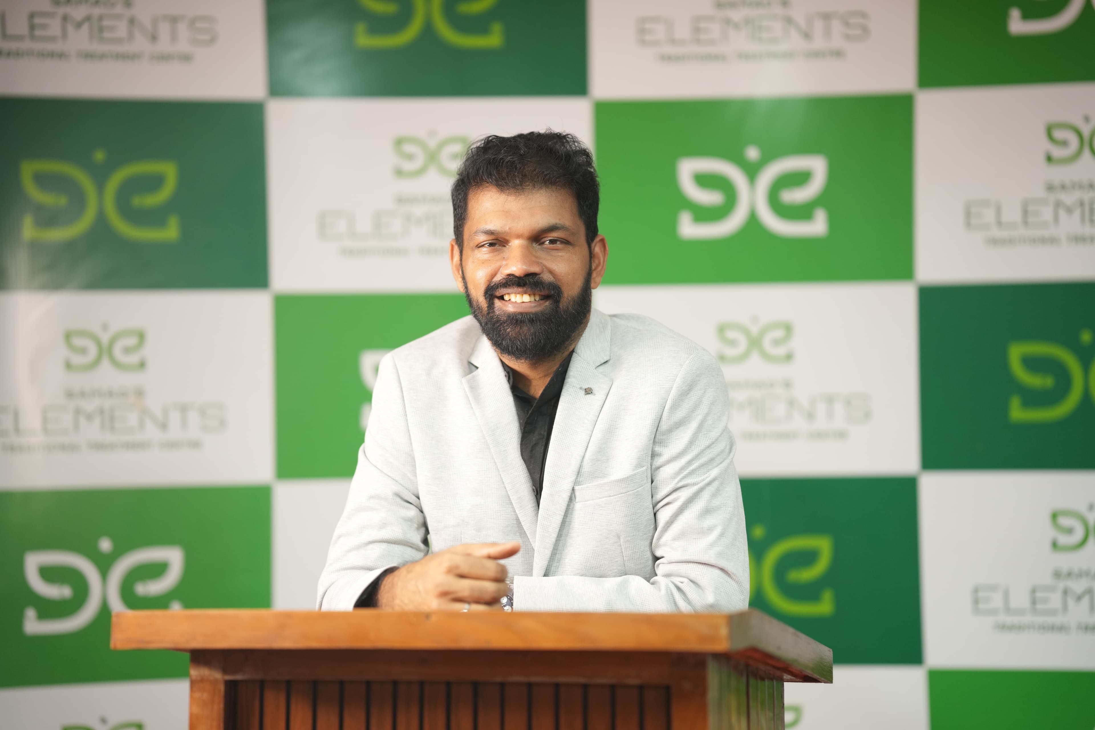 Portrait of the Founder and Chief Medical Officer of Samad’s Elements